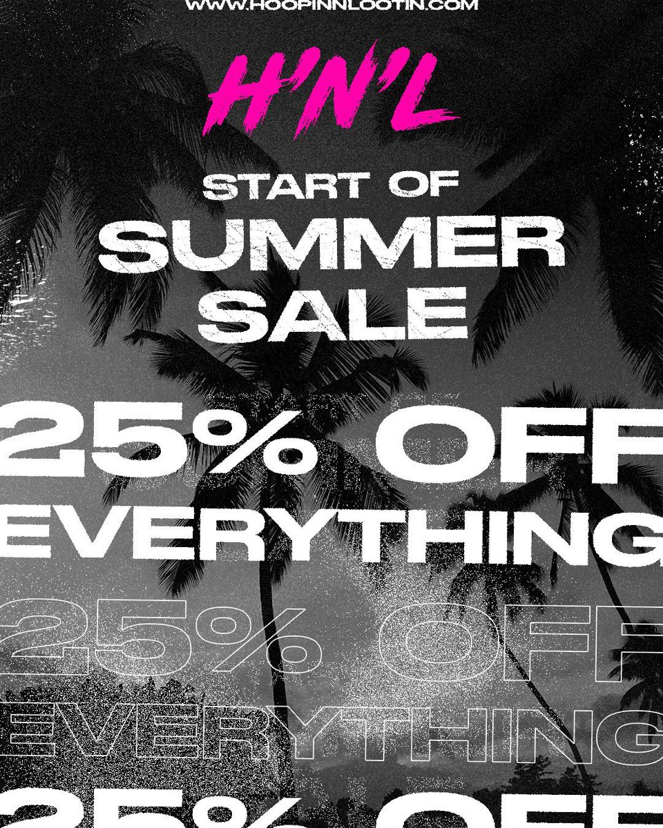 Subscribers knew this started at 00:01 this morning! Automatically applied at checkout. Sale ends at 23:59 tonight!

It’s been 4 months since a H’n’L sale so don’t snooze and go cop something for summer!