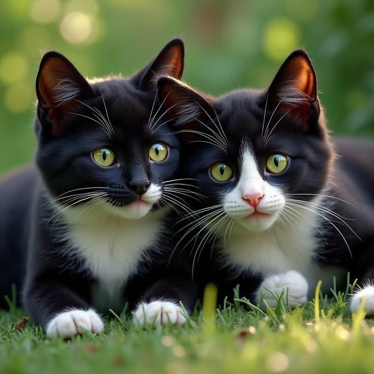 Good morning friends. Cloudy &amp; breezy this Friday morning in London. Well it’s #HappyFriday! Almost the weekend. Have fun folks!
We’ll look at the political changes later. Now best stick to your beloved friends.  
Two little friends Tommy &amp;
Poppy send their love.
#CatsOfTwitter