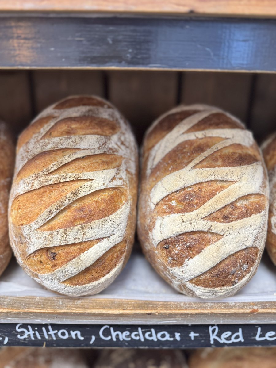 This weekends special available Friday &amp; Saturday… four cheese sourdough including goats cheese, Stilton, cheddar &amp; Red Leicester #cheese #sourdough #realbread #bread #freshbread #bakery #harrogate #coldbathroad #shoplocal #homemade #shop #yorkshire #food #sourdoughbread