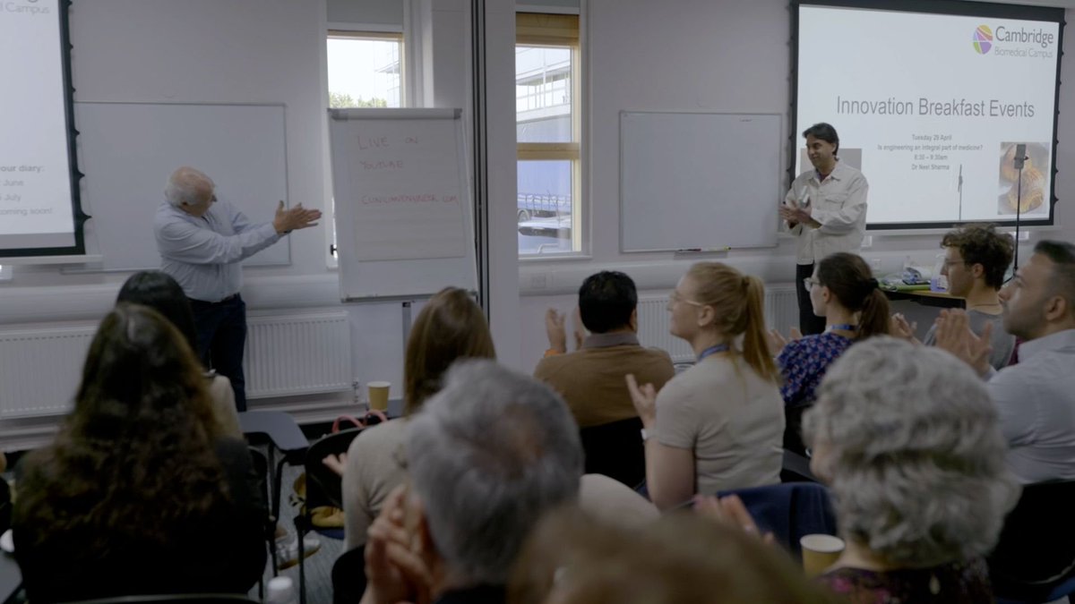 Thankyou to all who attended our Innovation Breakfast talk where along with David Cleevely CBE FREng FIET we discussed the value of the Clinician Engineer Hub at Cambridge University Hospitals NHS Foundation Trust and the University of Cambridge. 
youtube.com/channel/UCDqUG…