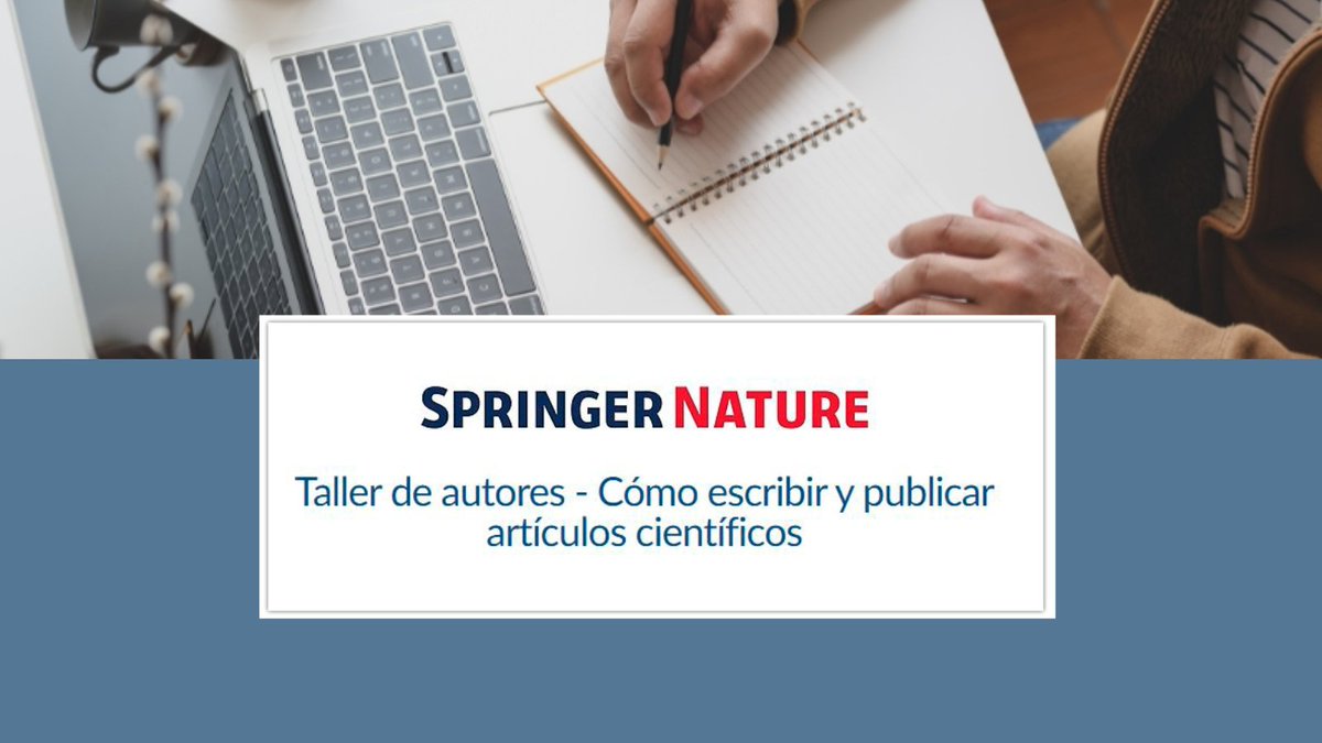 Biblioteca UVic (@uvic_biblioteca) on Twitter photo ‼️ Taller d'autors sobre "Com escriure i publicar articles científics en anglès" (dins l'Acord Transformatiu CRUE CSIC – <a href="/SpringerNature/">Springer Nature</a> ). La sessió serà presentada en castellà.
🗓️ 12/06 a les 12 h.
➡️ Inscripcions i més info tuit.cat/tSWUp ‼️ Taller d'autors sobre "Com escriure i publicar articles científics en anglès" (dins l'Acord Transformatiu CRUE CSIC – <a href="/SpringerNature/">Springer Nature</a> ). La sessió serà presentada en castellà.
🗓️ 12/06 a les 12 h.
➡️ Inscripcions i més info tuit.cat/tSWUp