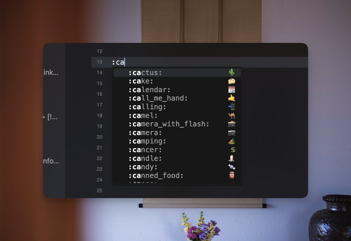 inkdrop_app's tweet photo. I've been quiet, but I made a ton of progress this week!
Upgrading the Inkdrop core Markdown editor
🟩🟩🟩🟩🟩🟩🟩⬜️⬜️⬜️ 70% completed
1. Added the slash / commands (useful for beginners)
2. Autocompletion for emojis
3. Quick note link insertion support!!!!
#Inkdrop