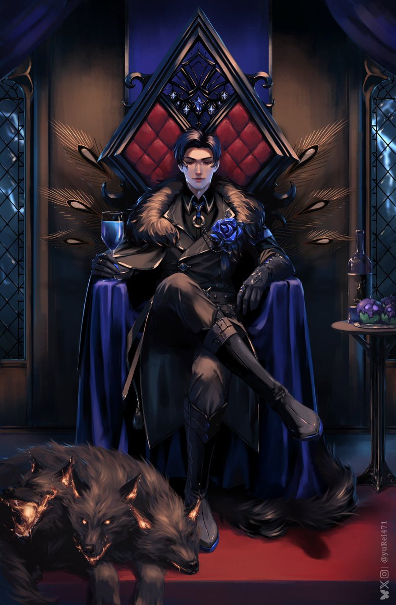 Happy Birthday, Lucifer!

I decided to go for TSL theme for this year's rotation. He got demonus, his favorite poison apples and mini Cerberus - the demon should be satisfied 😌

#ObeyMeBD 
#HappyBirthdayLucifer 
#obeymefanart 
#obeymelucifer