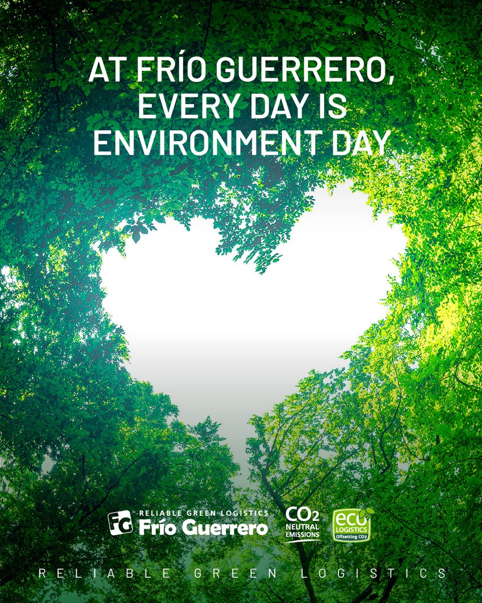 🌱 Para Frío Guerrero, cada día es el Día del Medio Ambiente.

Reducimos emisiones, compensamos CO2, optimizamos rutas y apostamos por la innovación sostenible. Porque cuidar del planeta es parte de nuestro camino, todos y cada uno de los días. 🌍