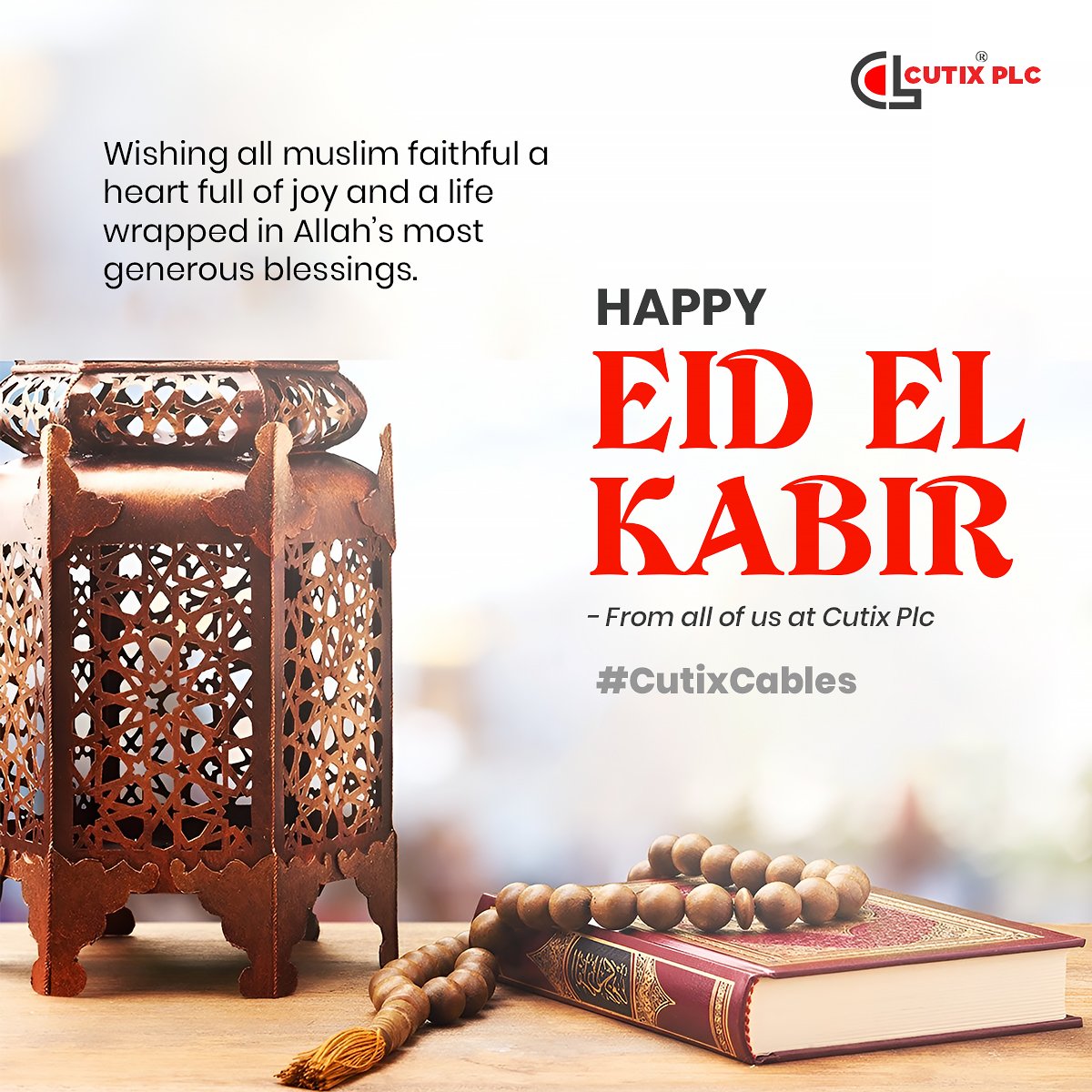 Cutixcables's tweet photo. Happy Eid from all of us at #CutixPlc
☎️: +2347046236426
📧: info@cutixplc.com.ng
#CutixPlc #qualityCables #ExclusiveQuality #CutixCables
#eidelKabir2025 #HappyHolidays https://t.co/zQSrsqlue7