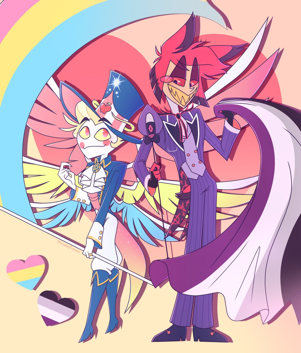 Mi aporte al Pride Month 🏳️‍🌈💖

#HazbinHotel #HazbinHotelFanart #RadioApple #Lucifer #LuciferHazbinHotel #Alastor #AlastorHazbinHotel
