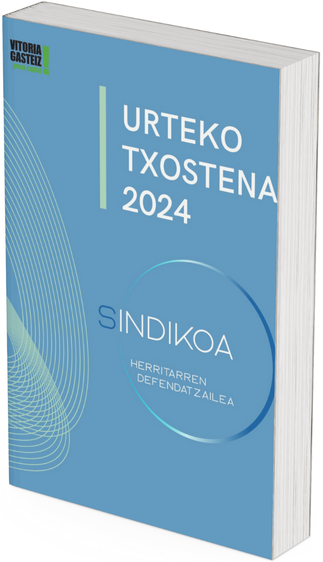 Sindikoa's tweet photo. Gaur, 11:00etan, Gasteizko udalbatzaren aurrean aurkezten dugu 2024an egindako lana jasotzen duen txostena. Herritarren kezken bozgorailu izateko aukera suposatzen du, hala nola euren eskubideak bermatzeko jorratzen dugun lana azaltzeko ere. https://t.co/rsdmOdoFzE