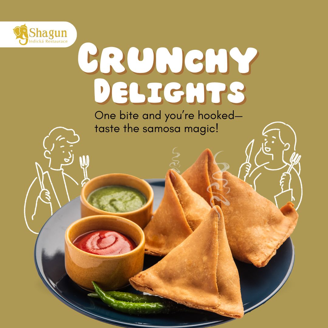 shagunkuchyne's tweet image. 🥟 Crunchy Delights Await! ✨
Taste the samosa magic with our crispy, golden bites. Order yours today!

📞 +420 606 066 036
🌐 shagunindianrestaurant.cz

#SamosaMagic #IndianFood #CrunchyDelights #ShagunIndianRestaurant 🌿