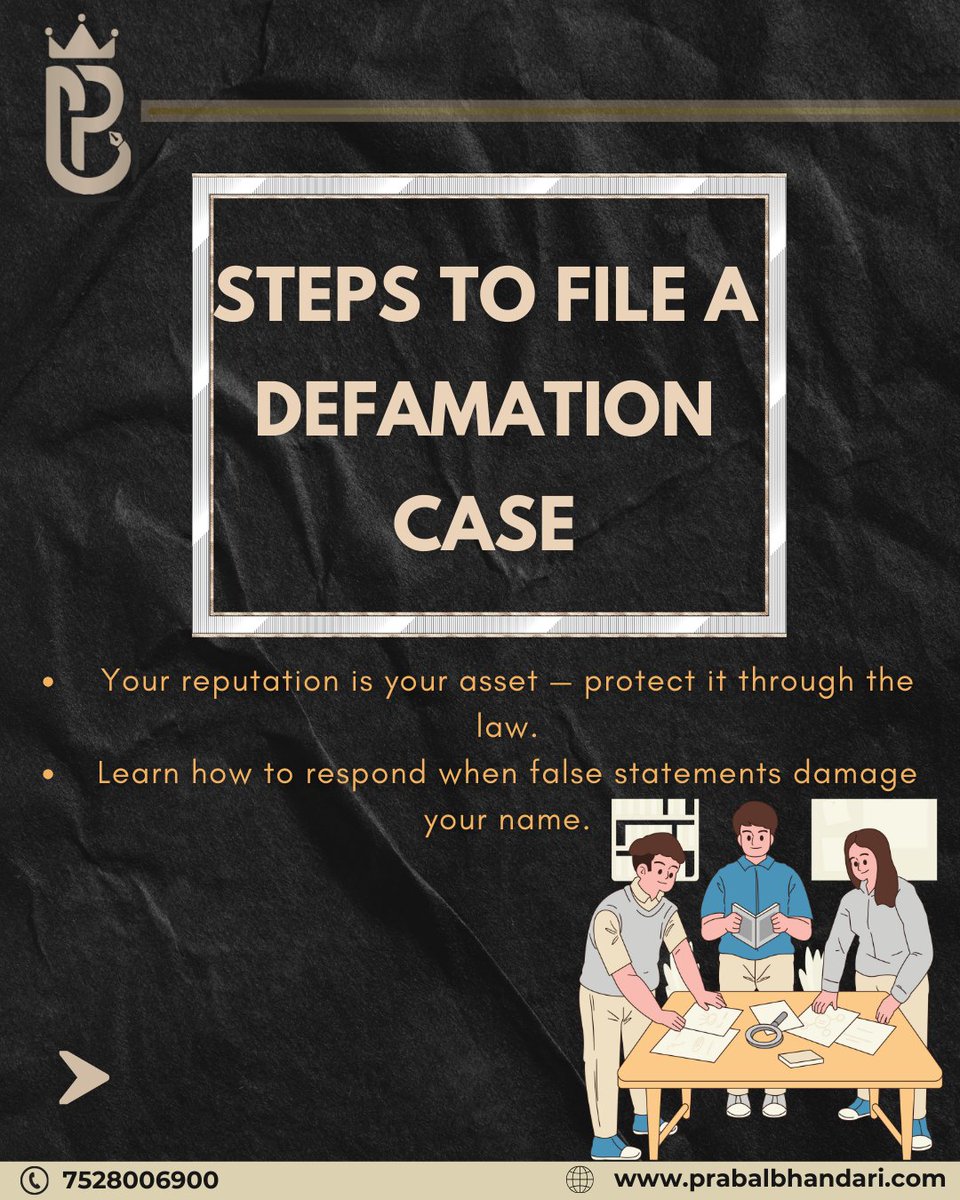 advpb14's tweet image. Someone Damaged Your Reputation? Here's How to File a Defamation Case!

📞 Facing defamation? Get legal help now!
📩 DM or Email: pb@labourlawlawyers.com

#DefamationLaw #ProtectYourReputation #IndianLaw #LegalAwareness #DefamationCase #FightForYourRights #KanoonWaleBhaiya