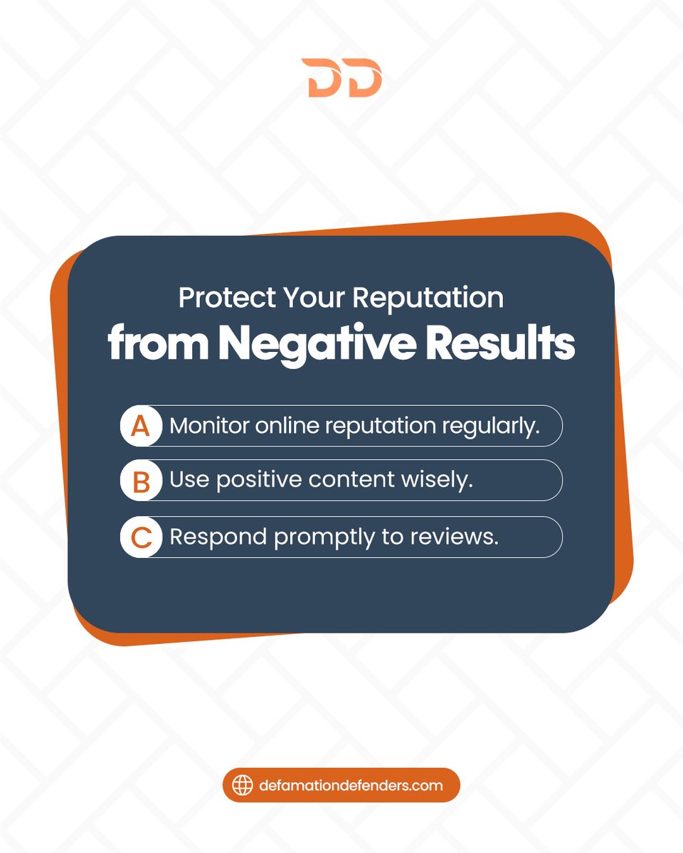 defamationdefen's tweet image. Keep your online reputation strong.

Check what people say about you often. Share good news about yourself.

Always reply to comments and reviews quickly. Stay in control of your digital image.

🔗defamationdefenders.com

#ReputationMatters #OnlineImage #PositiveContent