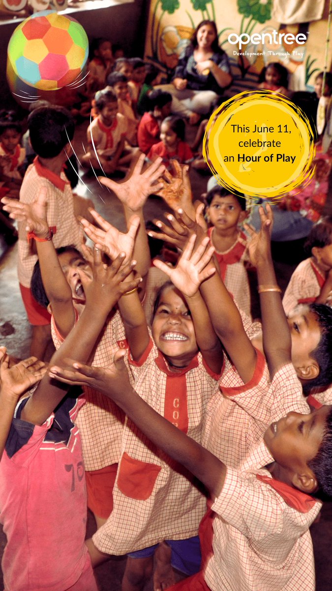 Celebrate the International Day of Play with us, your way!

💬 Join our roundtable as we explore how to embed play in every child’s life. June 11, 2025 at 4.30 pm IST! Register here: shorturl.at/J0DKV

🎲 Play for an hour. Send us your play moments &amp; tag us!