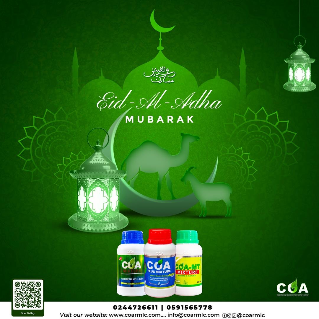 May this Eid bring healing, joy, and divine blessings to you and your family. 

From all of us at COA RMLC., 

Eid Mubarak! 🌙🕌

#COA #EidMubarak