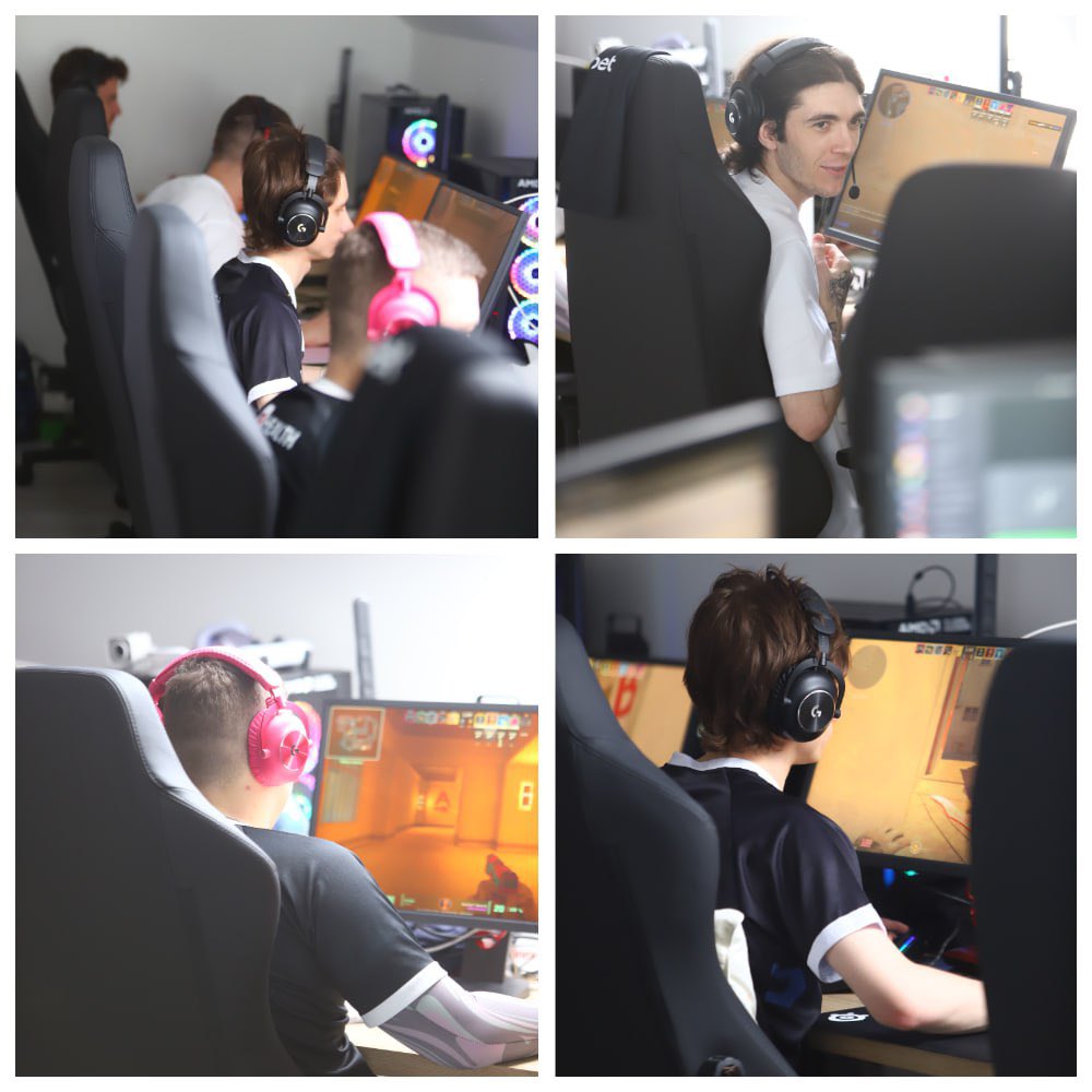 Calm on the outside.
Fire on the screen.

Just another day at the bootcamp 😉