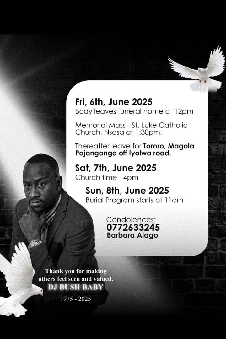 The <a href="/djbushbaby/">DJ BUSH BABY</a> send-off program #RIPDJBushBaby