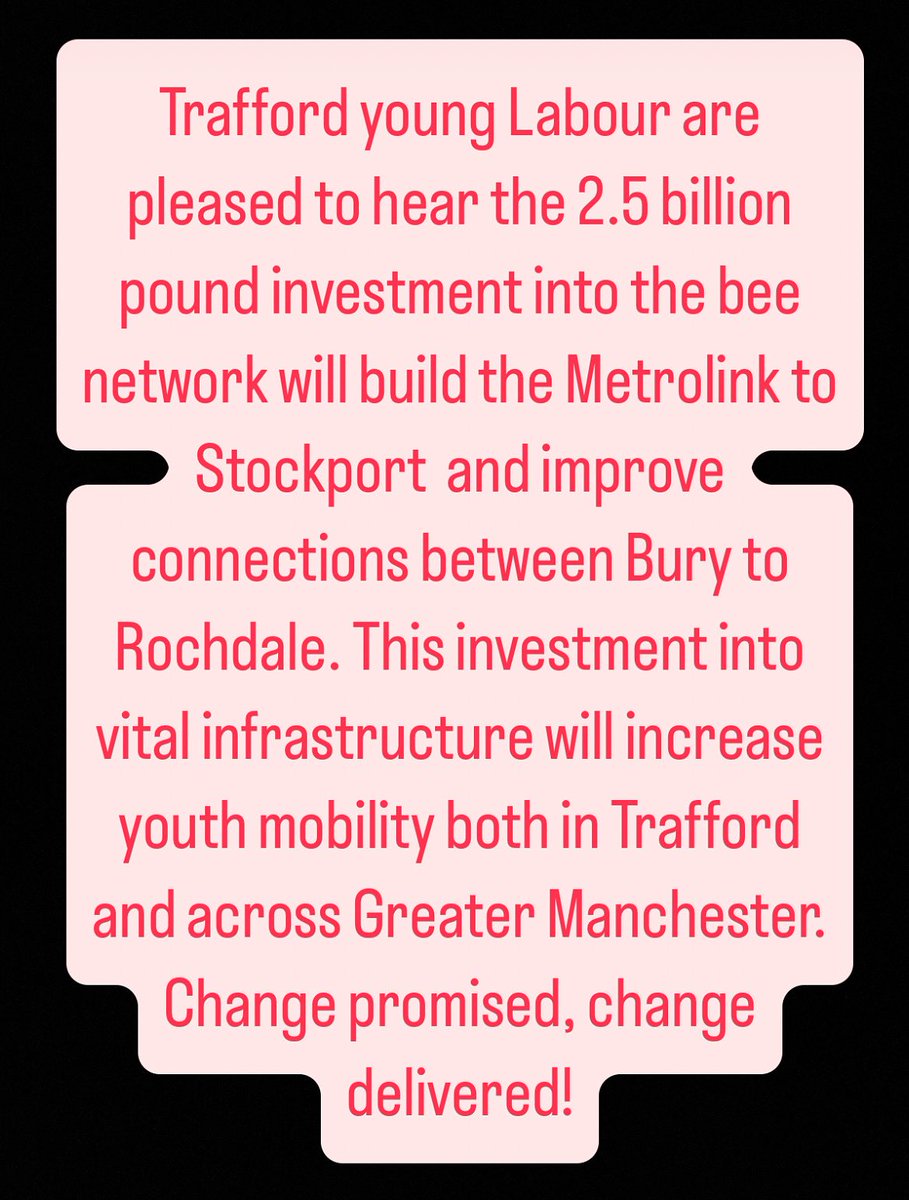 TraffordYL's tweet image. Change promised, change delivered.
#labour #YoungLabour #labourpartyuk