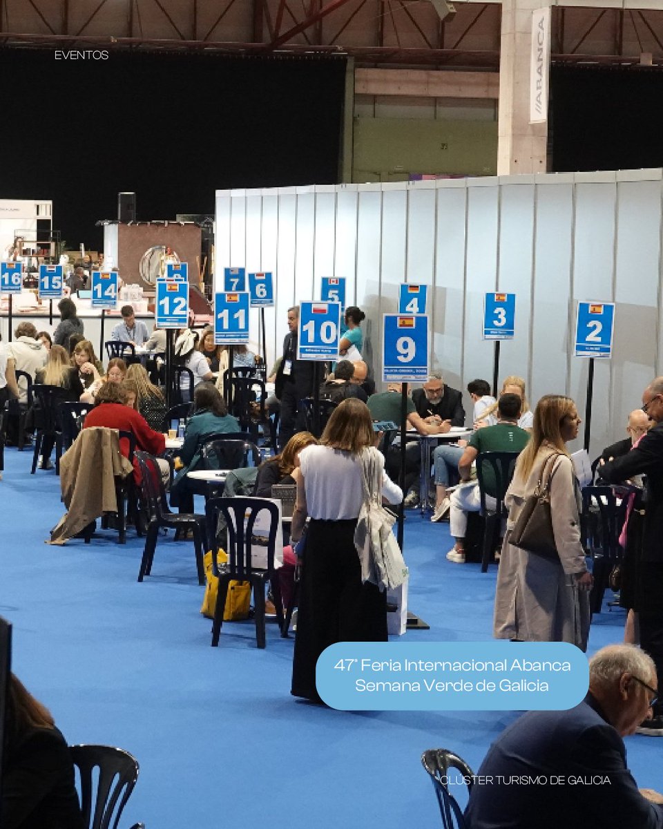 🌾 Onte arrincou a 47ª Feira Internacional @semanaverde cun acto inaugural ao que asistiu o vicepresidente do <a href="/ClusterGalicia/">Clúster de Turismo</a>, Jesús Picallo.

👉 Neste marco celébrase tamén <a href="/Turexpo/">Turexpo Galicia</a>, salón turístico de referencia no que o Clúster conta con stand propio.