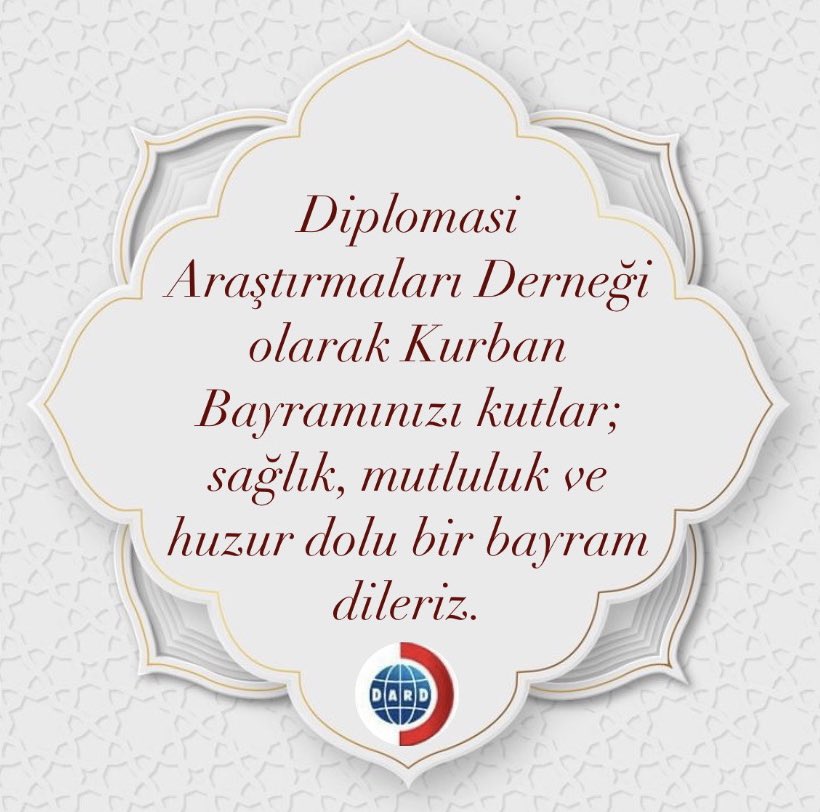 Diplomasi Araştırmaları Derneği - DARD (@dard2018) on Twitter photo 