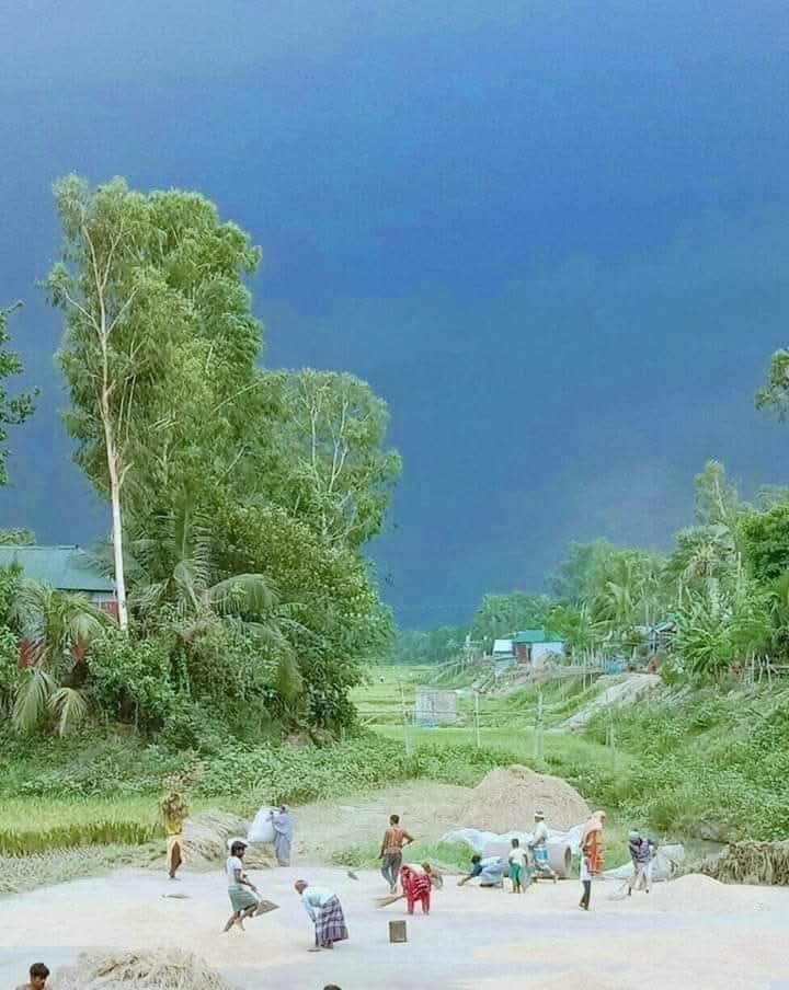 Cloudy weather