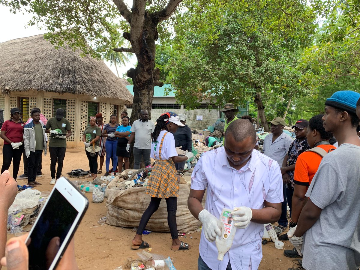 With support from ForumCiv, CWID, Manyatta Africa, Haki Africa, Kwacha Africa, KCF, and Akili Dada visited  the Ecoworld Recycling Centre in Watamu where they  got to learn about varieties of plastics and understanding their sustainable recycling methods. #CWIDGender