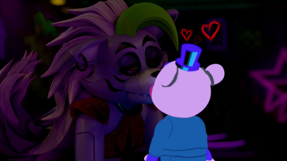 I show new the new cutest ship helpy and roxy #FNAF #fnafsb #helpy #roxannewolf