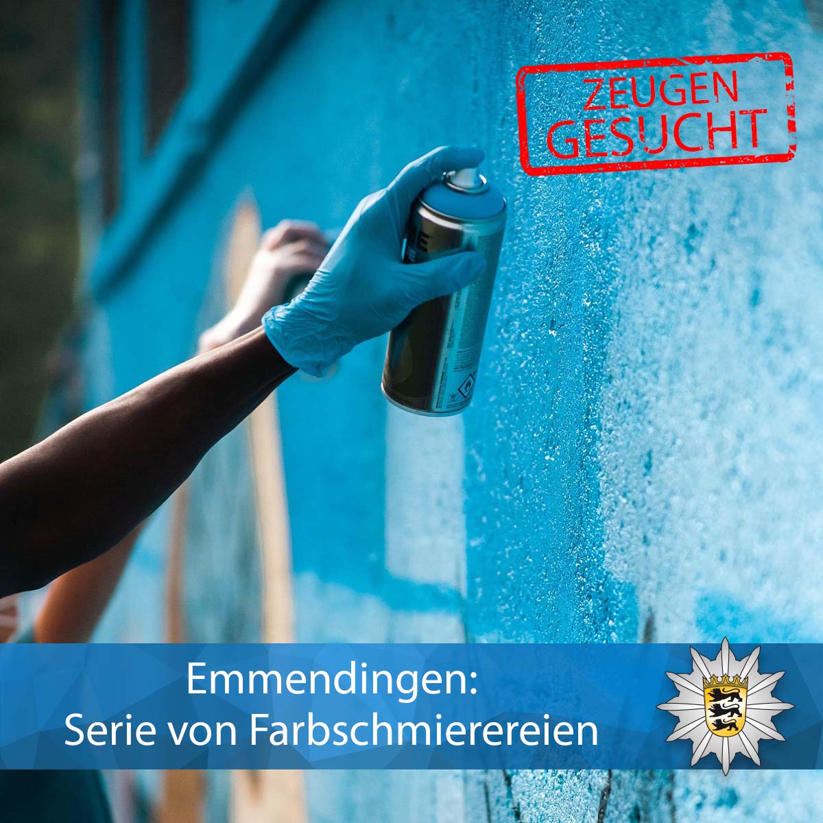 PolizeiFR's tweet image. Emmendingen: Serie von Farbschmierereien - Zeugen gesucht: presseportal.de/blaulicht/pm/1…

Das Polizeirevier #Emmendingen (☎️ 07641-582-0) hat intensive Ermittlungen aufgenommen und sucht Zeugen

#Graffiti #Spray