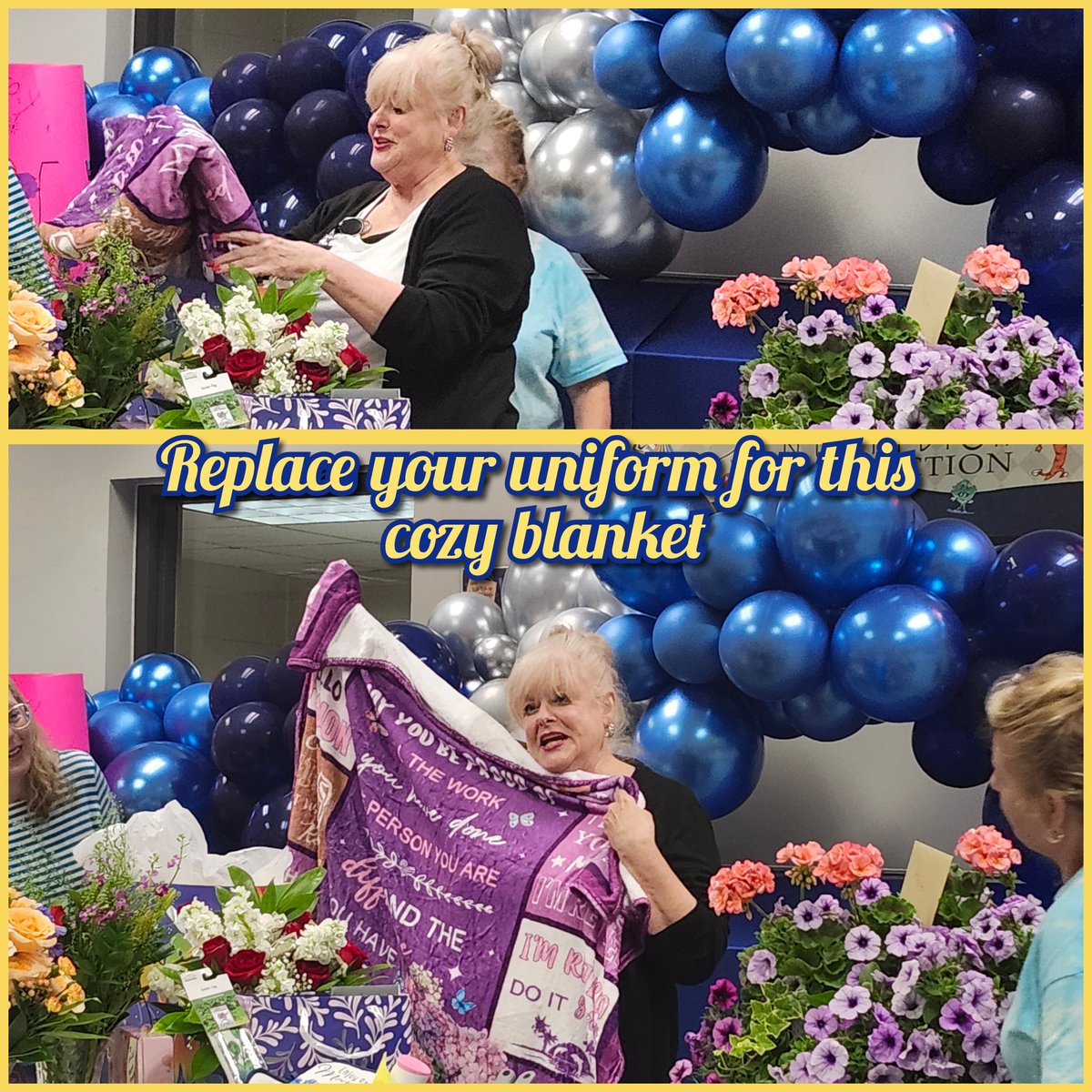 One of my favorite co-workers retired today. I am going to miss seeing Alice Richards smiling face every day. You will always be so special to me. Congratulations on your retirement. Relax &amp; enjoy lots of family time. #OnceaRoketalwaysarmRocket <a href="/RobeyRockets/">Robey Elementary</a>