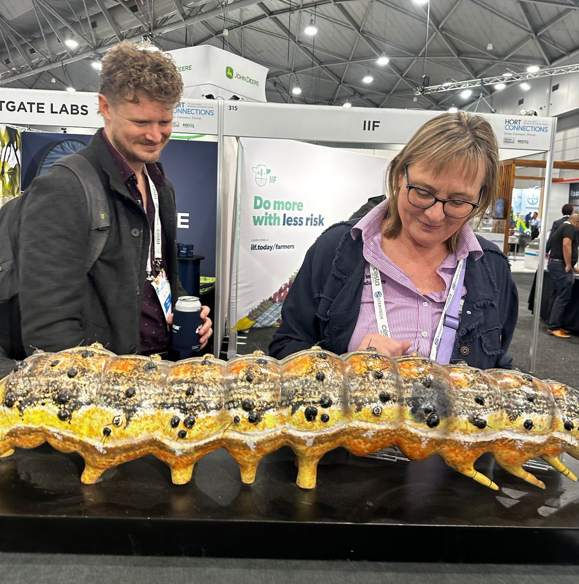AgBiTechAU's tweet image. 🎬That’s a wrap on #HortCon25!
Thanks to everyone who stopped by booth 483 &amp;amp; to the organisers &amp;amp; attendees who make this world-class event so enriching 🙌
🌱 🐛Let’s keep the IPM convo going chat with Caitlin, Fergus or Philip 📞
@HortCon_ @AUSVEG @IFPAANZ
#AgBiTech #ViableAg