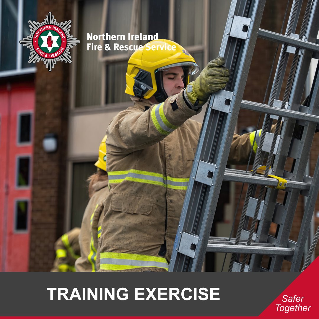 We are conducting a multi-agency training exercise today (Friday 06 June 2025) at Coolmoyne House, Dunmurry, Belfast from 9am to 1pm. Please don't be alarmed by the increased emergency presence; this is a pre-planned safety exercise. Emergency fire &amp; rescue cover is unaffected.