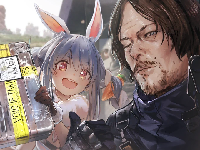 プレッパーズぺこちゃん!!! #ぺこらーと x #DeathStranding2