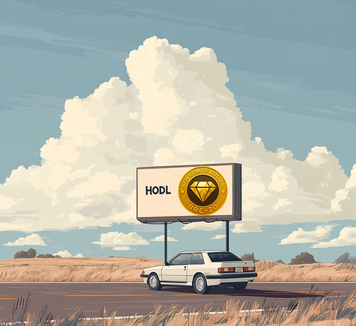 🚗 通往比特币新时代的路上，有一颗宝石最为闪耀 —— NGEM。

抱紧别松手。比特币新宝石 才刚刚开始发光。💎

#NGEM #比特币 #铭文资产 #BRC20