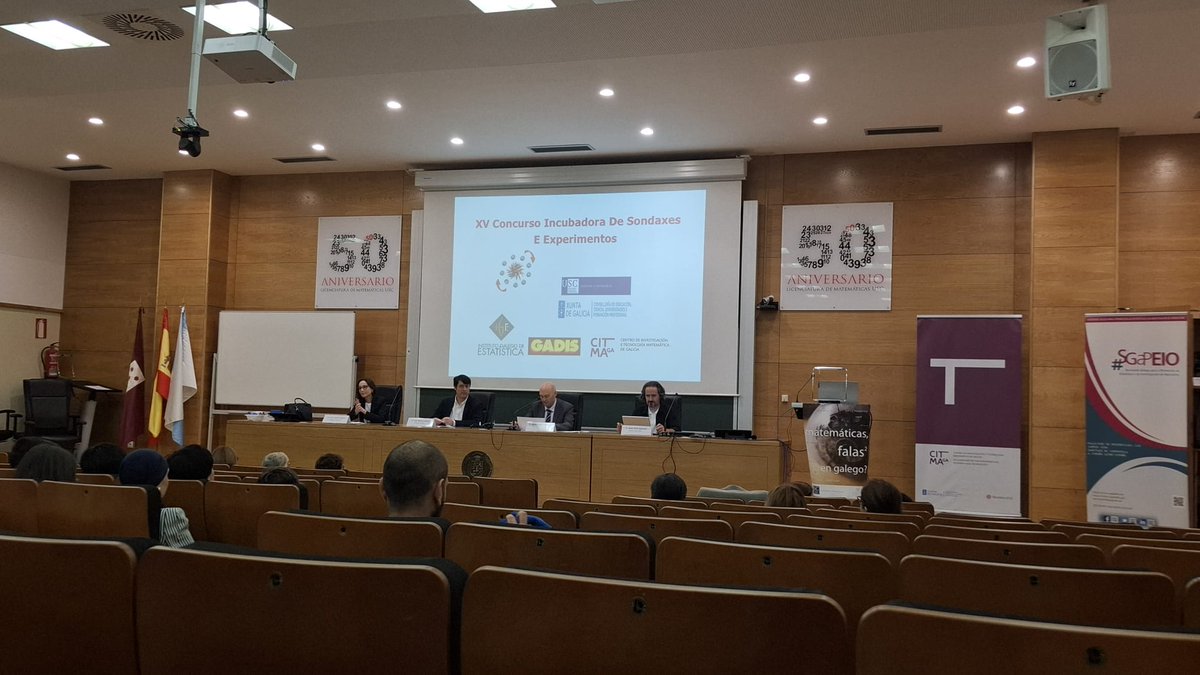 SGAPEIO (@sgapeio) on Twitter photo SGAPEIO | XV Concurso Incubadora de Sondaxes e Experimentos | Acto de entrega de premios
<a href="/sgapeio/">SGAPEIO</a> <a href="/MatematicasUSC/">Fac. Matemáticas</a> <a href="/CITMAga/">Investigación e Tecnoloxía Matemática en Galicia</a> <a href="/gadis/">Gadis</a> SGAPEIO | XV Concurso Incubadora de Sondaxes e Experimentos | Acto de entrega de premios
<a href="/sgapeio/">SGAPEIO</a> <a href="/MatematicasUSC/">Fac. Matemáticas</a> <a href="/CITMAga/">Investigación e Tecnoloxía Matemática en Galicia</a> <a href="/gadis/">Gadis</a>