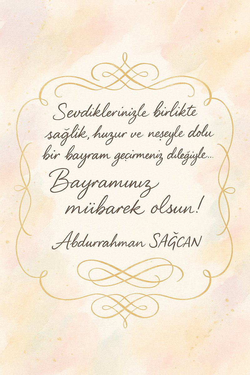 Sevdiklerinizle birlikte sağlık, huzur ve neşeyle dolu bir bayram geçirmeniz dileğiyle…
Bayramınız mübarek olsun! 🌙✨