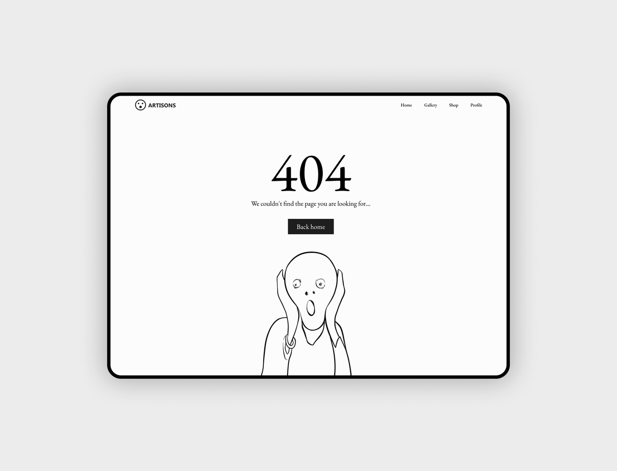 _rahuldagar_'s tweet photo. Day 8 of the 100 Days UI Challenge – a 404 page for an art website 🎨
Tried to keep it helpful, on-brand, and visually calm.
Big thanks to @Nilanshi_draws  for the lovely illustration! 🙌
Let me know what you think — feedback is always welcome!
#DailyUI #404Page #UIDesign https://t.co/b4pfYrLQIs