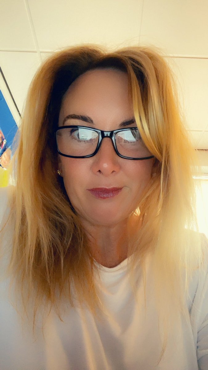 Face of a busy headteacher who dropped their beloved mum off for an operation at 0700 and has a full day of interviewing ahead 🤯