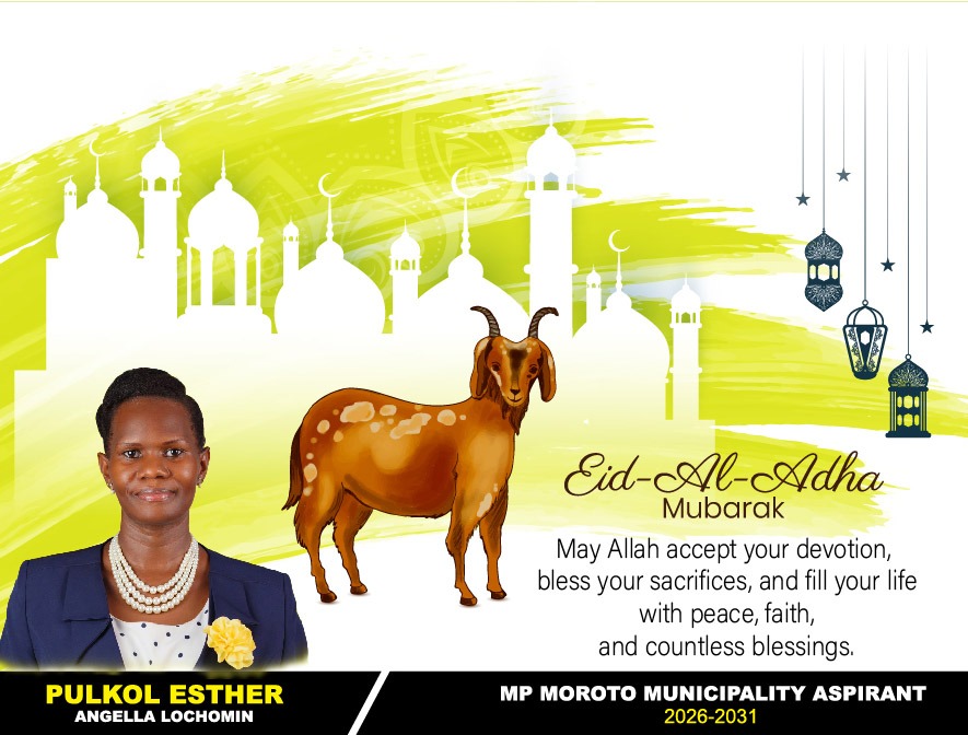 Esther Pulkol Lochomin (@estherpulkol) on Twitter photo To all the Muslim community of Moroto Municipality and Karamoja as a whole, I want to wish you a perfect, peaceful, joyous, and humble Eid-Al-Adha. May Allah grant our wishes as we celebrate this Holy Day. <a href="/NRMOnline/">NRM Party</a> <a href="/Onc_nrm1/">Office of the National Chairman NRM</a> <a href="/2008gomu/">Musinguzi Goodluck R #KigeziNews #Mohdelivers</a> <a href="/c_ngorok/">Charles Ngorok</a> <a href="/Dibdul_Longleys/">Dibdul Longley's 🌼</a> <a href="/eric_lemu/">Lemu Eric Sam</a> To all the Muslim community of Moroto Municipality and Karamoja as a whole, I want to wish you a perfect, peaceful, joyous, and humble Eid-Al-Adha. May Allah grant our wishes as we celebrate this Holy Day. <a href="/NRMOnline/">NRM Party</a> <a href="/Onc_nrm1/">Office of the National Chairman NRM</a> <a href="/2008gomu/">Musinguzi Goodluck R #KigeziNews #Mohdelivers</a> <a href="/c_ngorok/">Charles Ngorok</a> <a href="/Dibdul_Longleys/">Dibdul Longley's 🌼</a> <a href="/eric_lemu/">Lemu Eric Sam</a>