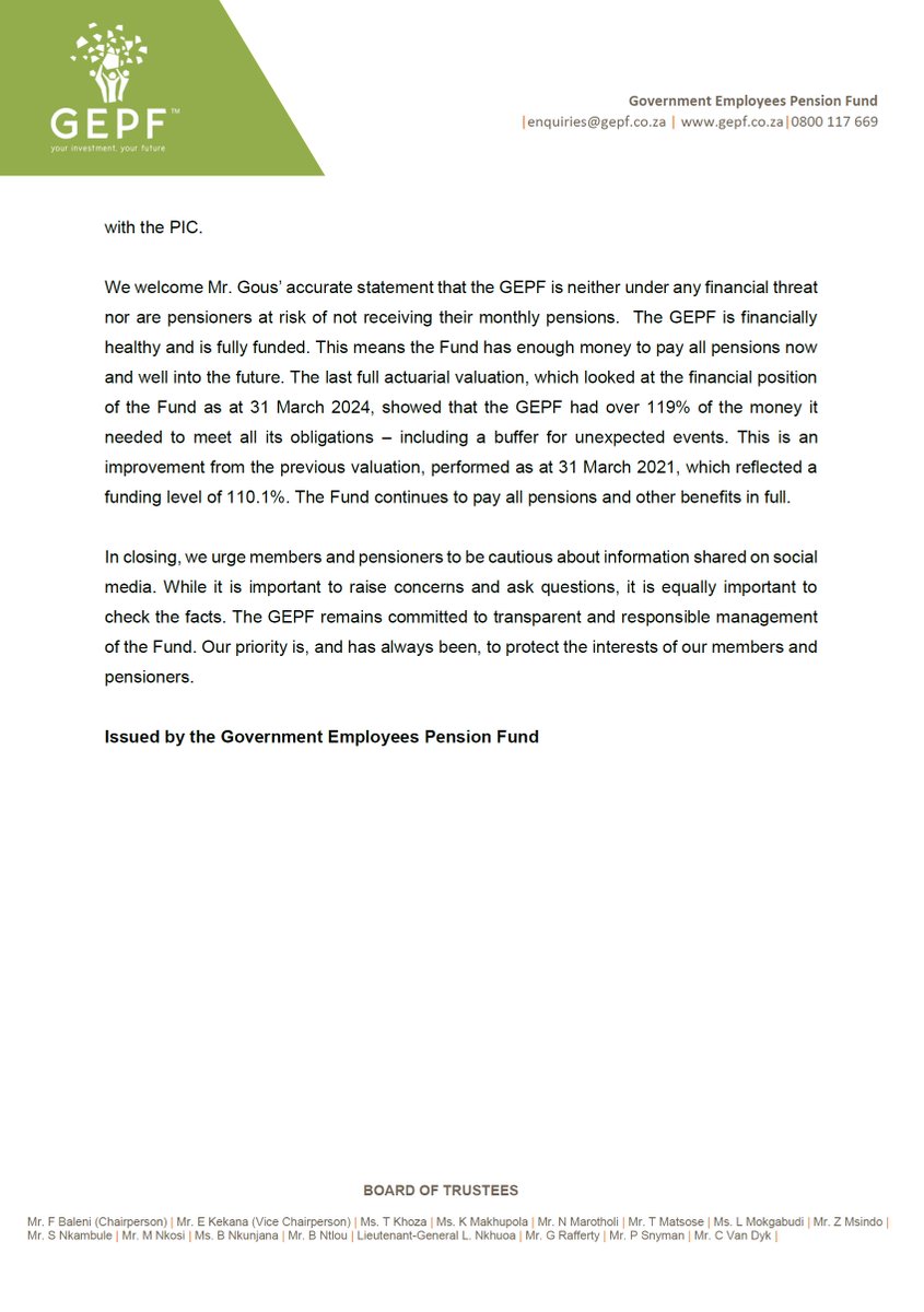GEPF (@gepf_sa) on Twitter photo NOTICE: Statement in response to YouTube interview with AMAGP Spokesperson. Find the full statement on this link, bit.ly/4krWPOu. <a href="/BizNewsCOM/">BizNews.com</a> <a href="/BusinessTechSA/">BusinessTech</a> NOTICE: Statement in response to YouTube interview with AMAGP Spokesperson. Find the full statement on this link, bit.ly/4krWPOu. <a href="/BizNewsCOM/">BizNews.com</a> <a href="/BusinessTechSA/">BusinessTech</a>