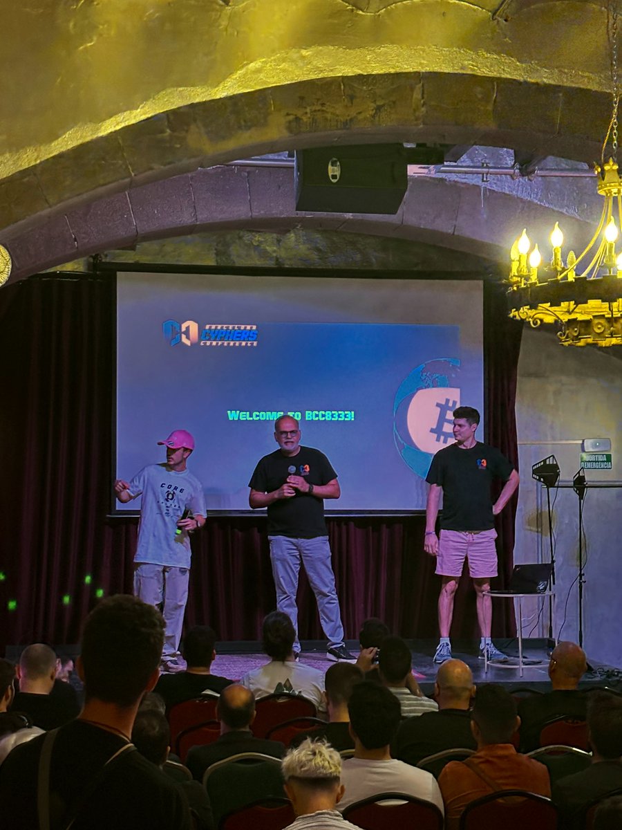 We are on site at <a href="/bcc8333/">BCC 8333</a>!

The venue is ready, the energy is incredible, snd <a href="/StratumV2/">Stratum V2</a> has already gotten a shoutout in the main stage.

Decentralization is moving forward, time to push harder!