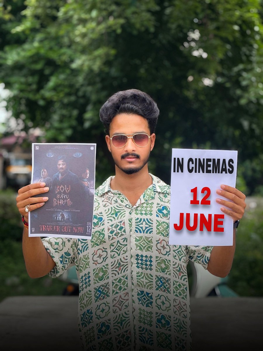 SubhamT92429712's tweet photo. #BOUBUTTUBHUTA RELEASING AT YOUR NEAREST THEATERS 📣 FROM 12 JUNE 😉🤞 
GO AND WATCH THE TRAILER NOW ON SIDHARTH MUSIC YOUTUBE CHANNEL ❤️🔥#BBB
LET'S SUPPORT TOGETHER 😉🤞
@babushaansai https://t.co/BT0uKuYZqI