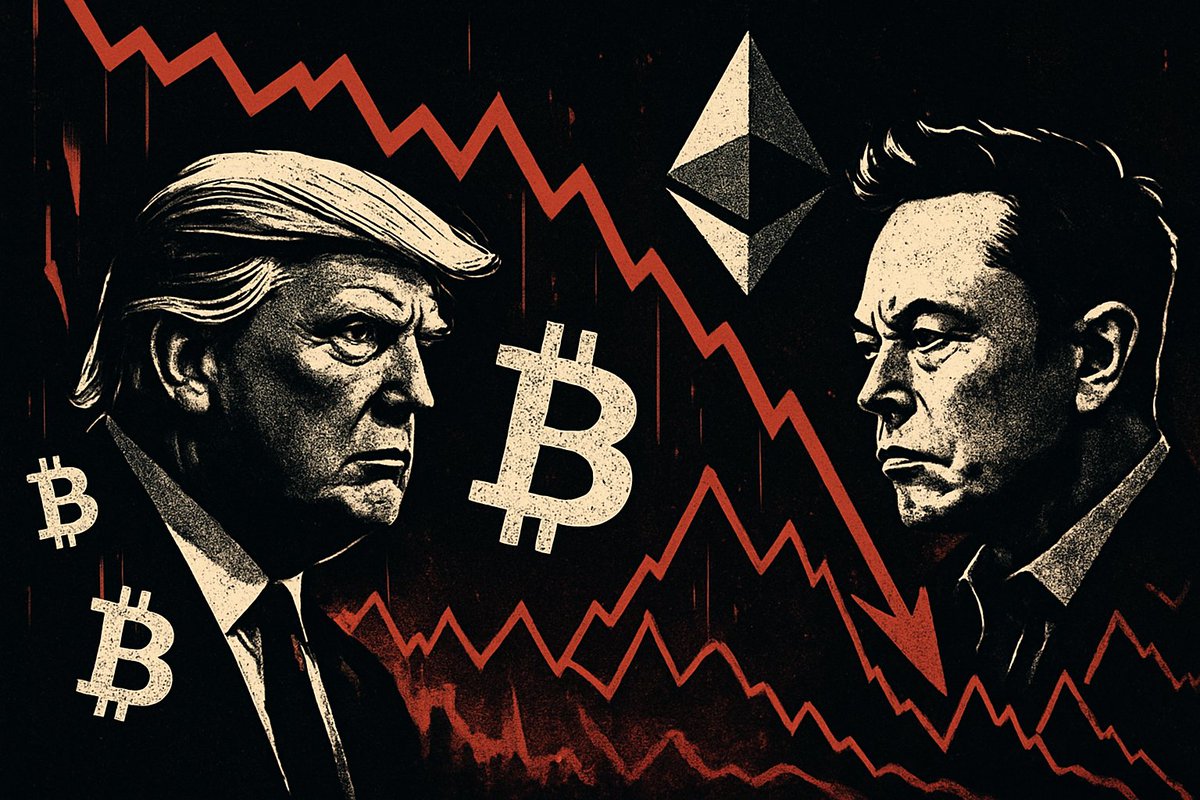 🚨 **TOTAL CARNAGE!** 🚨 
Trump &amp; Musk's EPIC feud just DETONATED the crypto market! 💥 
BILLIONS VANISHED as nearly $1 BILLION got LIQUIDATED in a brutal 24hr bloodbath! 😱 
Bitcoin? PLUMMETING! Ethereum? CRATERING! Even TRUMP coin is in FREEFALL! 
Is this the crypto apocalypse