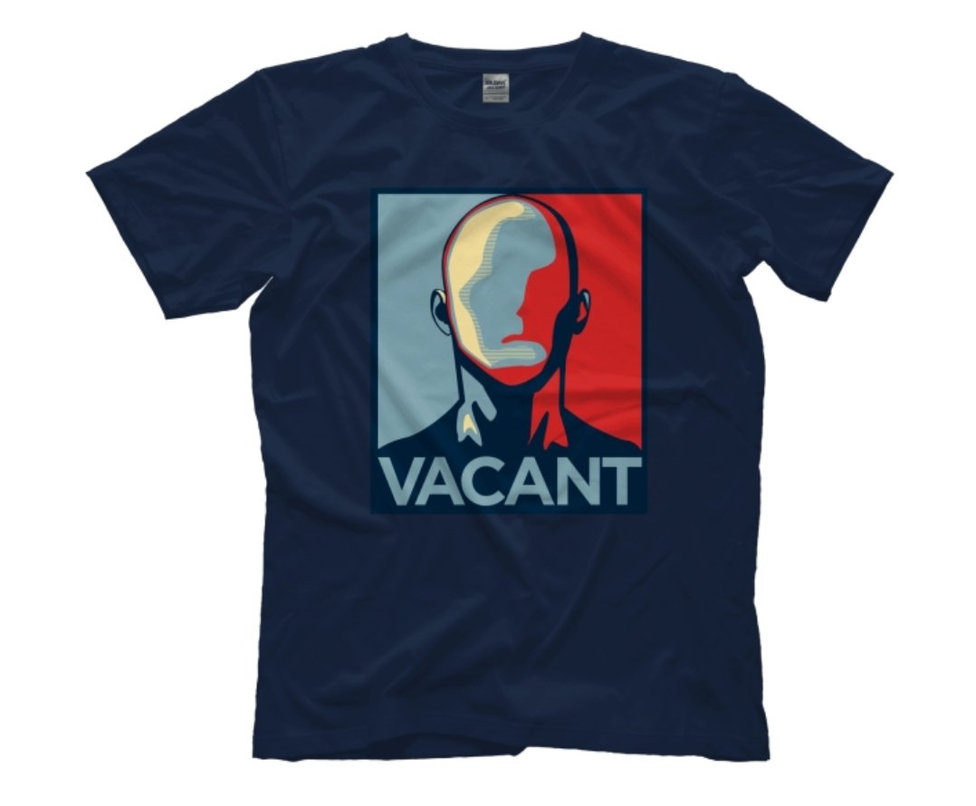 Vacant π€ (@wwevacant) on Twitter photo It has been over a decade since this shirt first dropped on Barber Shop Window and then disappeared, but now it's back on <a href="/PWTees/">Pro Wrestling Tees</a>! 
Still trying to connect with them for my royalty checks for this though...
prowrestlingtees.com/vacant.html It has been over a decade since this shirt first dropped on Barber Shop Window and then disappeared, but now it's back on <a href="/PWTees/">Pro Wrestling Tees</a>! 
Still trying to connect with them for my royalty checks for this though...
prowrestlingtees.com/vacant.html