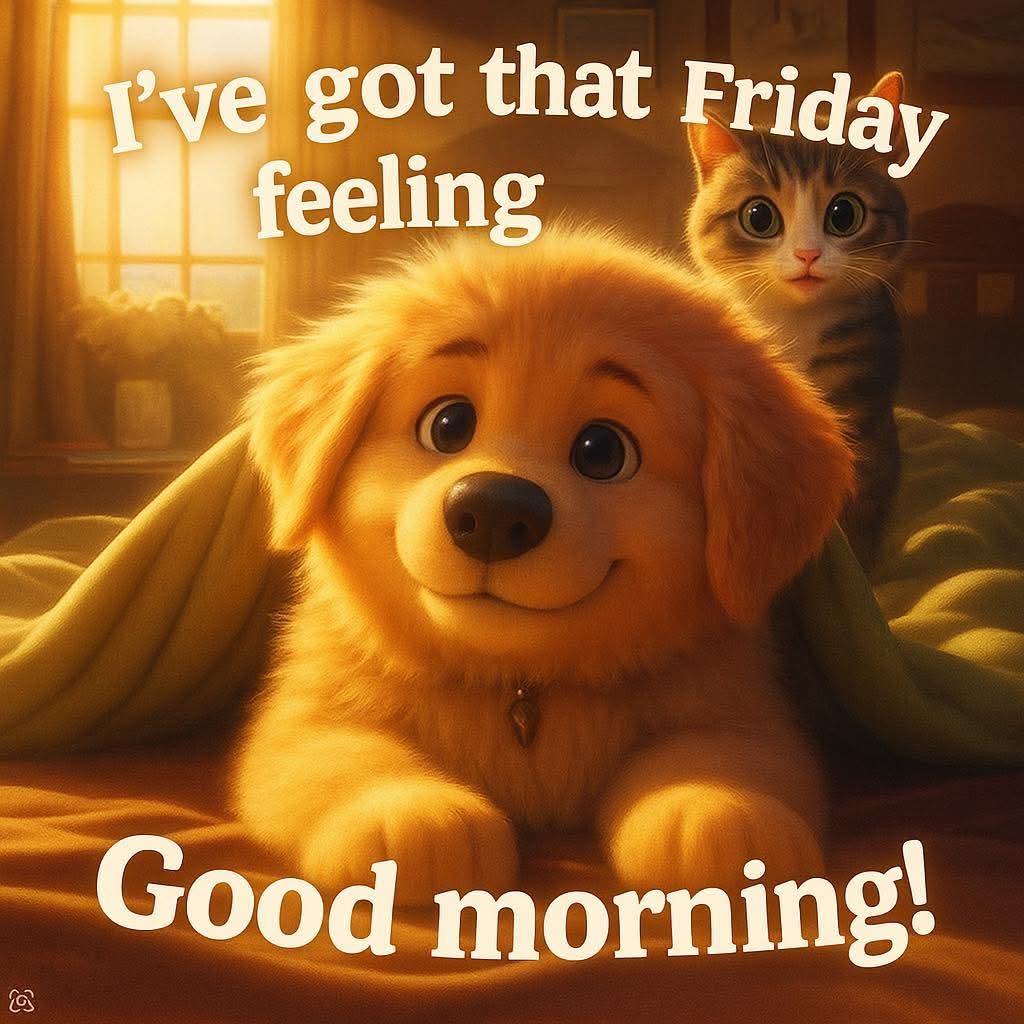 Good morning,  lovely phone people. Let's get those Friday Vibes going 🫶✨️🥰.