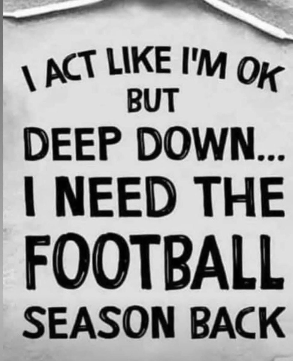 I’m bored of these non-football weekends now 😕