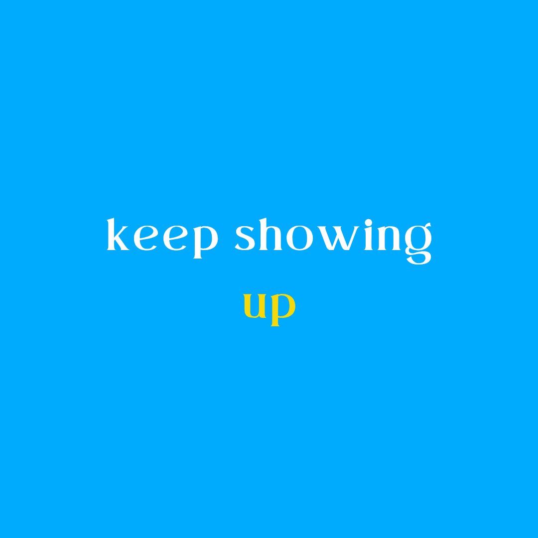 💬 “Keep Showing Up” 🫶

You’re allowed to be tired 😮‍💨
You’re allowed to take things slow 🐢
You’re allowed to be human 🧑

Just don’t stop!

Even the smallest steps forward are still progress 💙

#C9Community #MentalHealthMatters #KeepGoing #KeepShowingUp #C9Support
