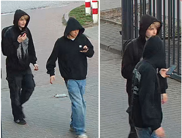 Młode osoby ze zdjęcia zabrały z osiedla przy ul. Strumykowej 40F w Warszawie, tablet należący do dziecka o wartości 1800 zł. Jeżeli wiesz kim oni są zadzwoń, policja gwarantuje anonimowość. 

Tel. 47 723 52 19 lub 47 72 352 35.

Zdjęcie Polska Policja