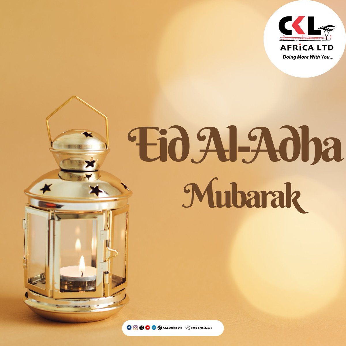 Wishing you a joyous and blessed Eid Al-Adha!