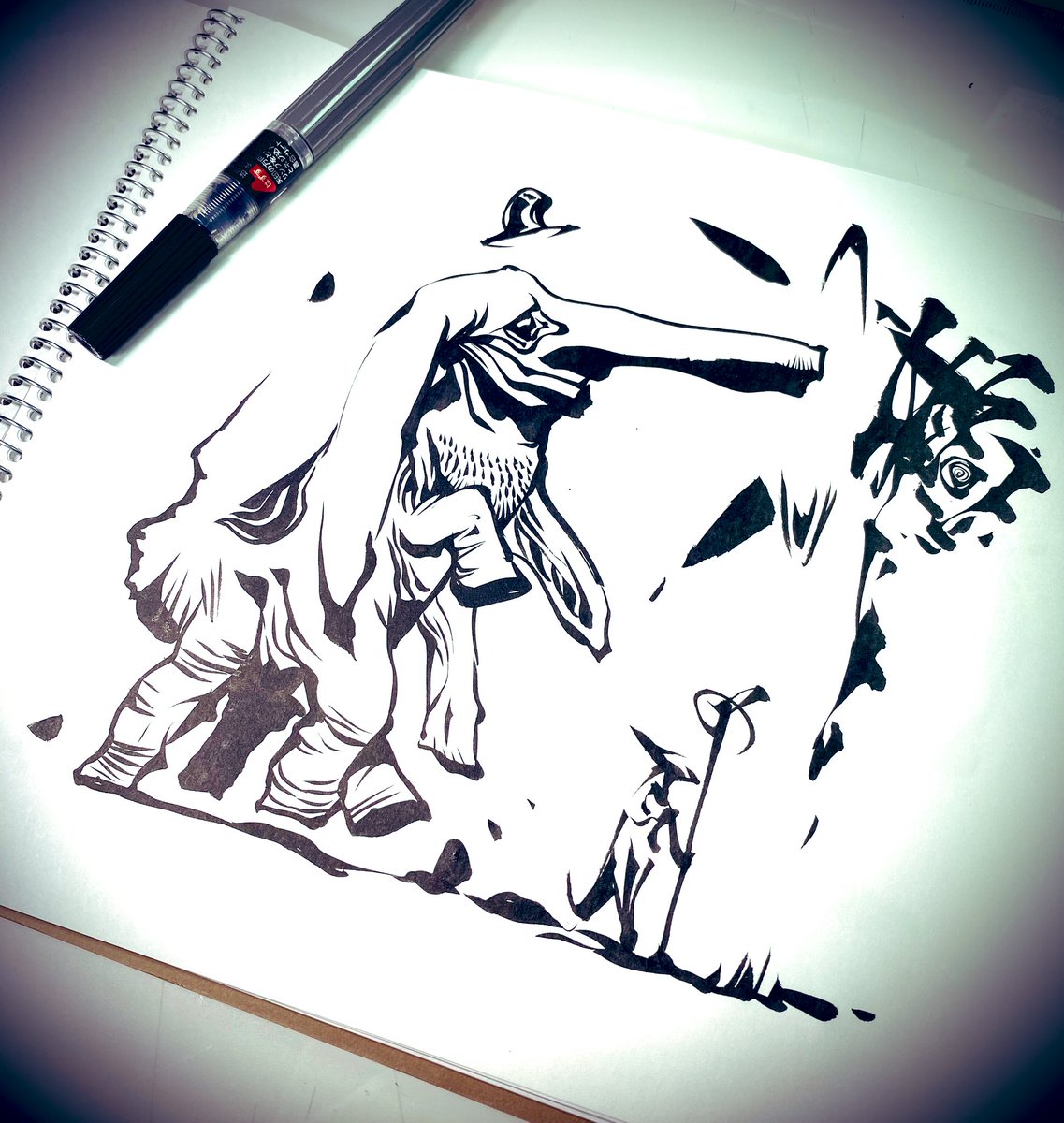 ミンナ良き週末を！　#筆練習