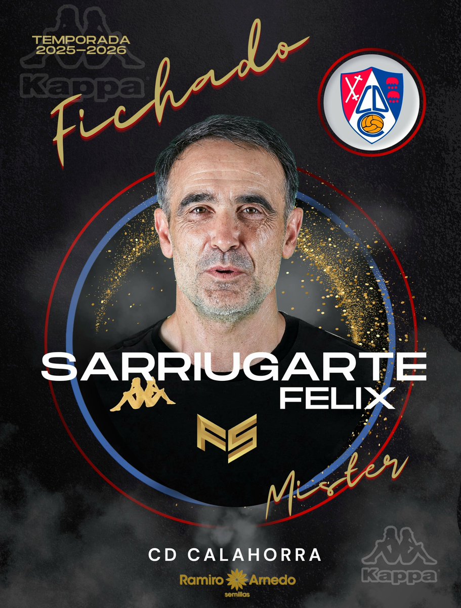🔴⚽ ¡Bienvenido, Félix Sarriugarte!

El técnico vasco será el nuevo entrenador del CD Calahorra para la próxima temporada. Experiencia, trabajo y compromiso al servicio del equipo rojillo.

👉 ¡Comienza una nueva etapa llena de ilusión!