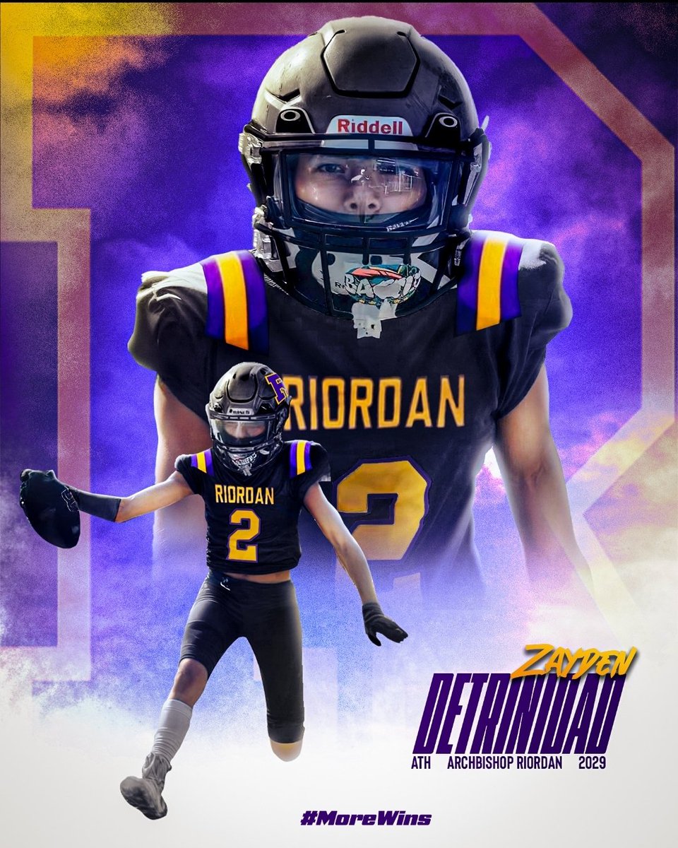 ZaydenDT's tweet photo. Looking forward to HS Football. The R we comin'!! @RiordanFootball @CoachAdhir #morewins #ktprep https://t.co/uHdAxtL5Tn