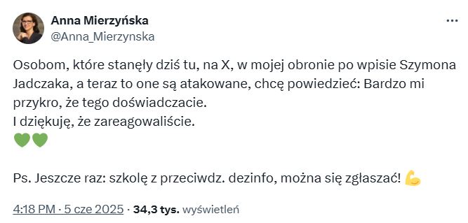Fakt, że pismaki atakują dziennikarzy świadczy jedynie o tym, że ci drudzy celnie uderzają w ich niekompetencje i brak rzetelności.

Anna strzeliła co poniektórym prosto między oczy, dlatego taki jazgot i ujadanie z ich strony. Jednym z powodów dlaczego pismaki tak się zachowują