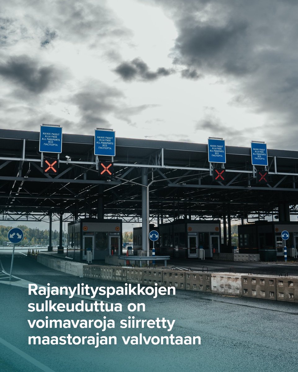 Itärajan rajanylityspaikat ovat olleet suljettuina valtioneuvoston päätöksellä vuoden 2023 joulukuusta alkaen. Rajaliikenteen loppumisen vuoksi henkilöstömme työpanos on suuntautunut aikaisempaa enemmän maastorajojen valvontaan ja koulutukseen.